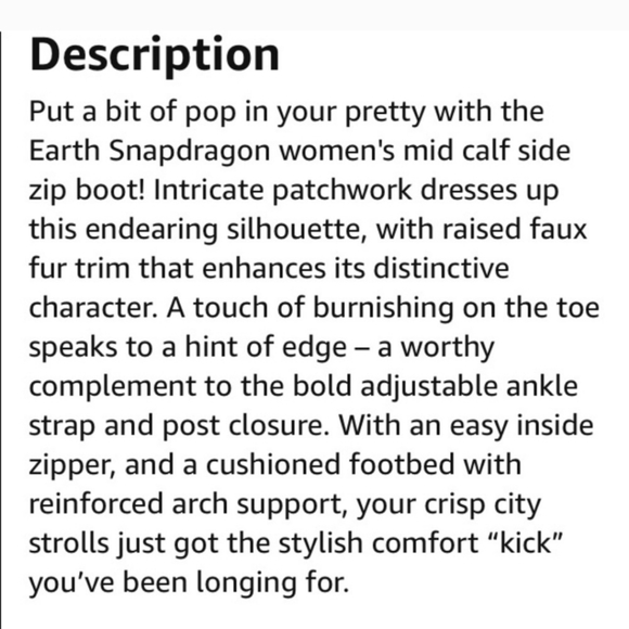 Earth Snapdragon Boots - Picture 7 of 8